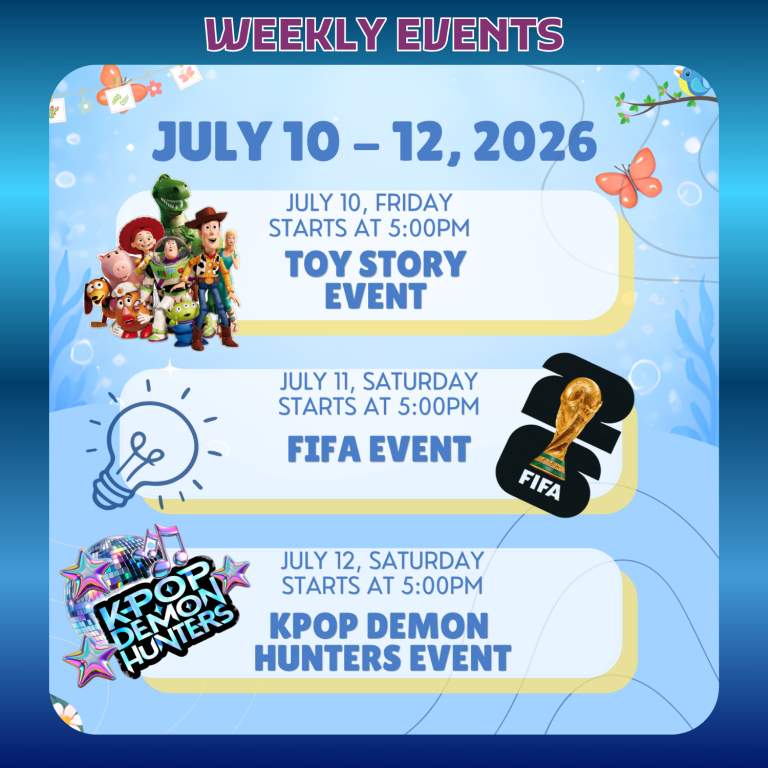 JULY 10 - 12 EVENT
